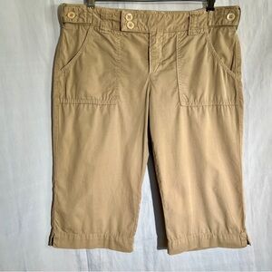 Vintage Y2K Vince Low Rise Khaki Bermuda Utility Flat Front Shorts - 6